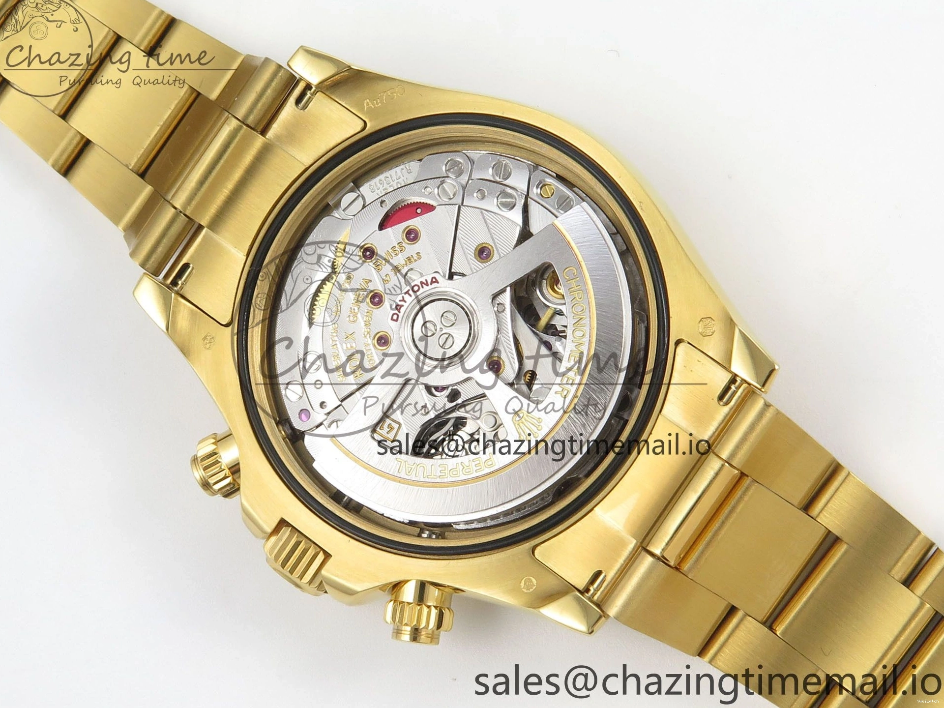 1:1 Edition V6（Gain YG Dial Weight） QF Daytona Best SH4131 Green On 126508 Markers Bracelet Stick 0105